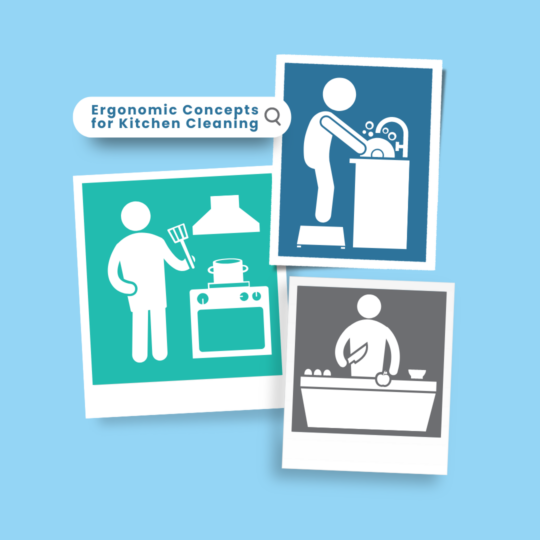 Ergonomic Concepts for Kitchen Cleaning